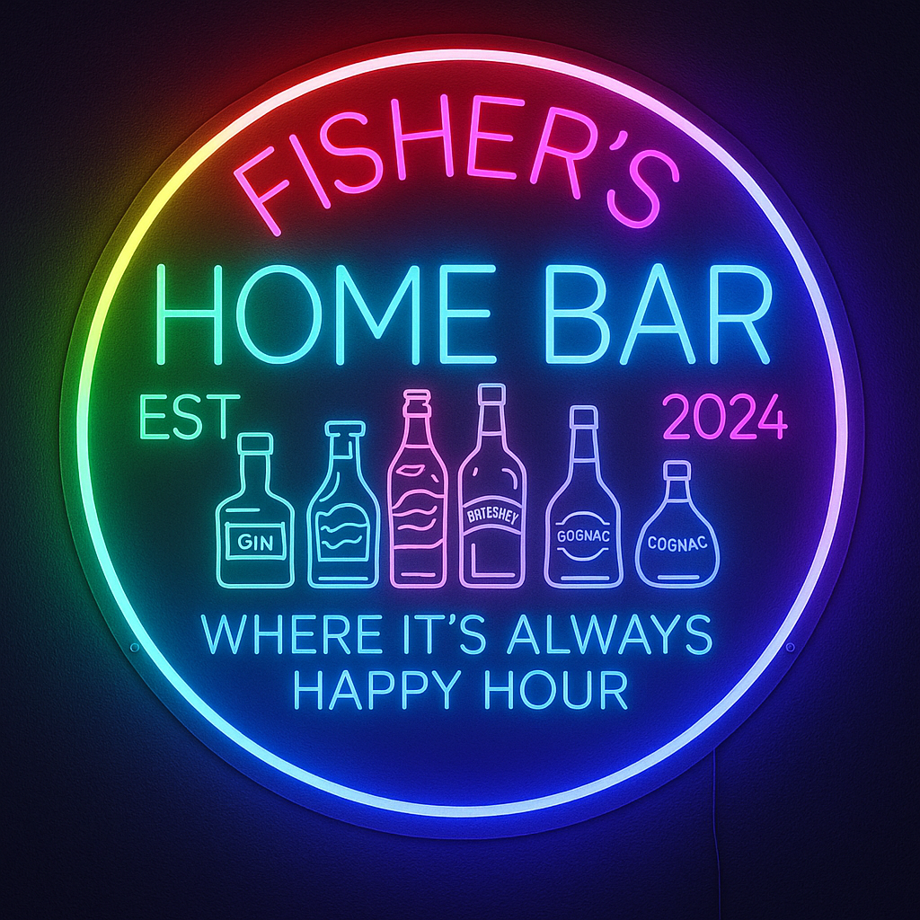 Custom Color Changing Bar Neon Sign
