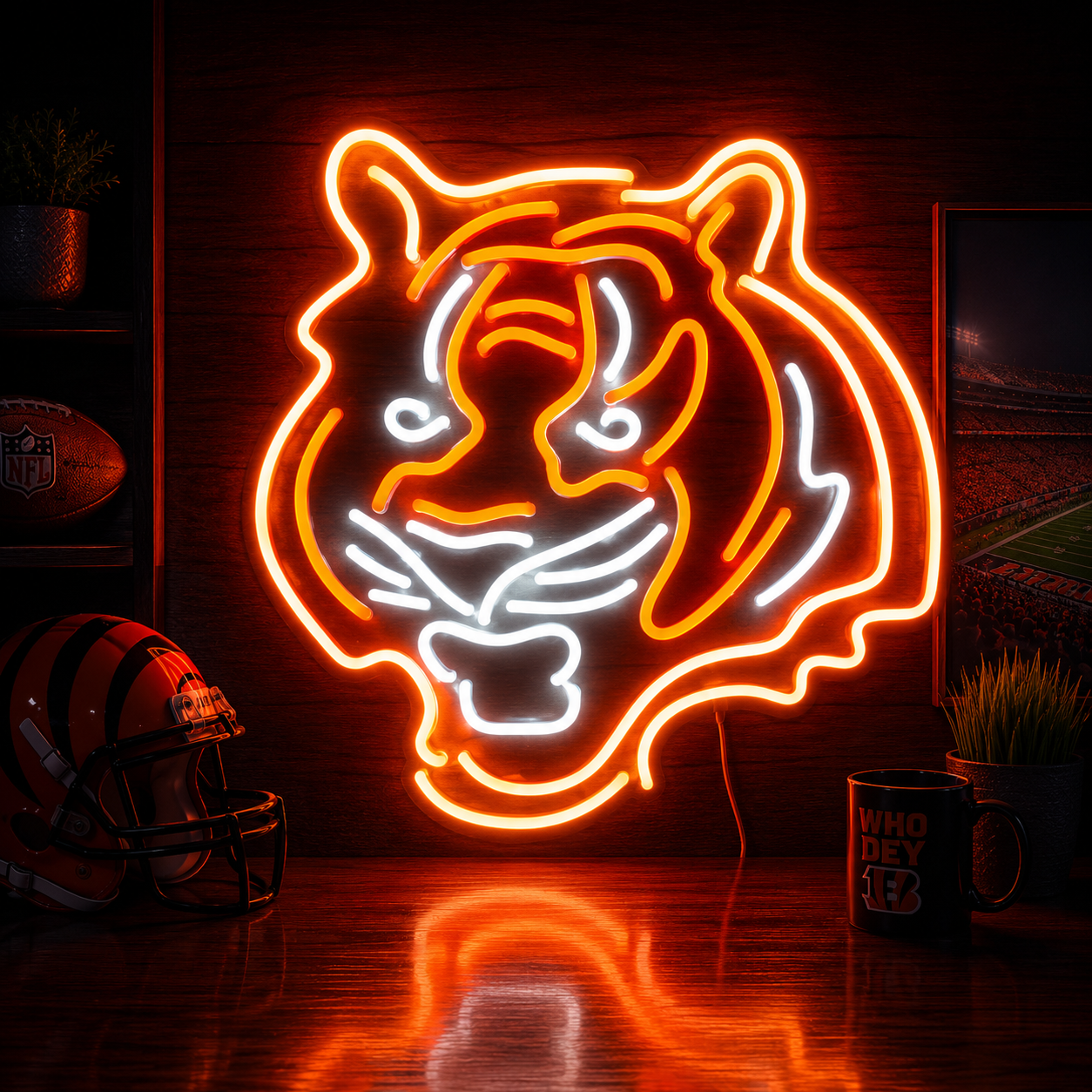 Cincinnati Bengals LED Neon Sign