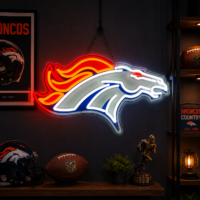 Denver Broncos LED Neon Sign