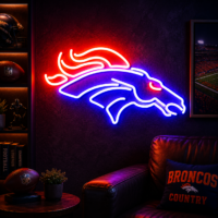 Denver Broncos LED Neon Sign