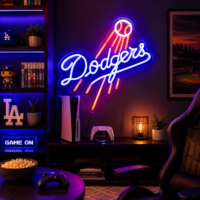 Dodgers Baseball LED Neon Sign