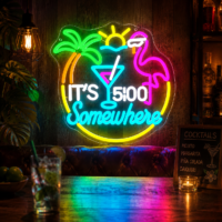 It's 500 Somewhere LED Neon Sign