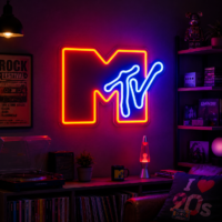 MTV Inspired LED Neon Sign