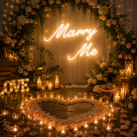 Marry Me Neon Sign Light