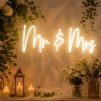 Mr & Mrs Neon Sign Light