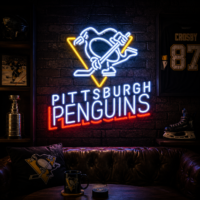 Pittsburgh Penguins LED Neon Sign