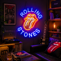 Rolling Stones Tongue LED Neon Sign