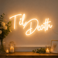 Til Death Neon Sign Light
