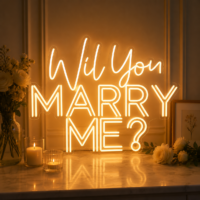 Will You Marry Me Neon Sign Light